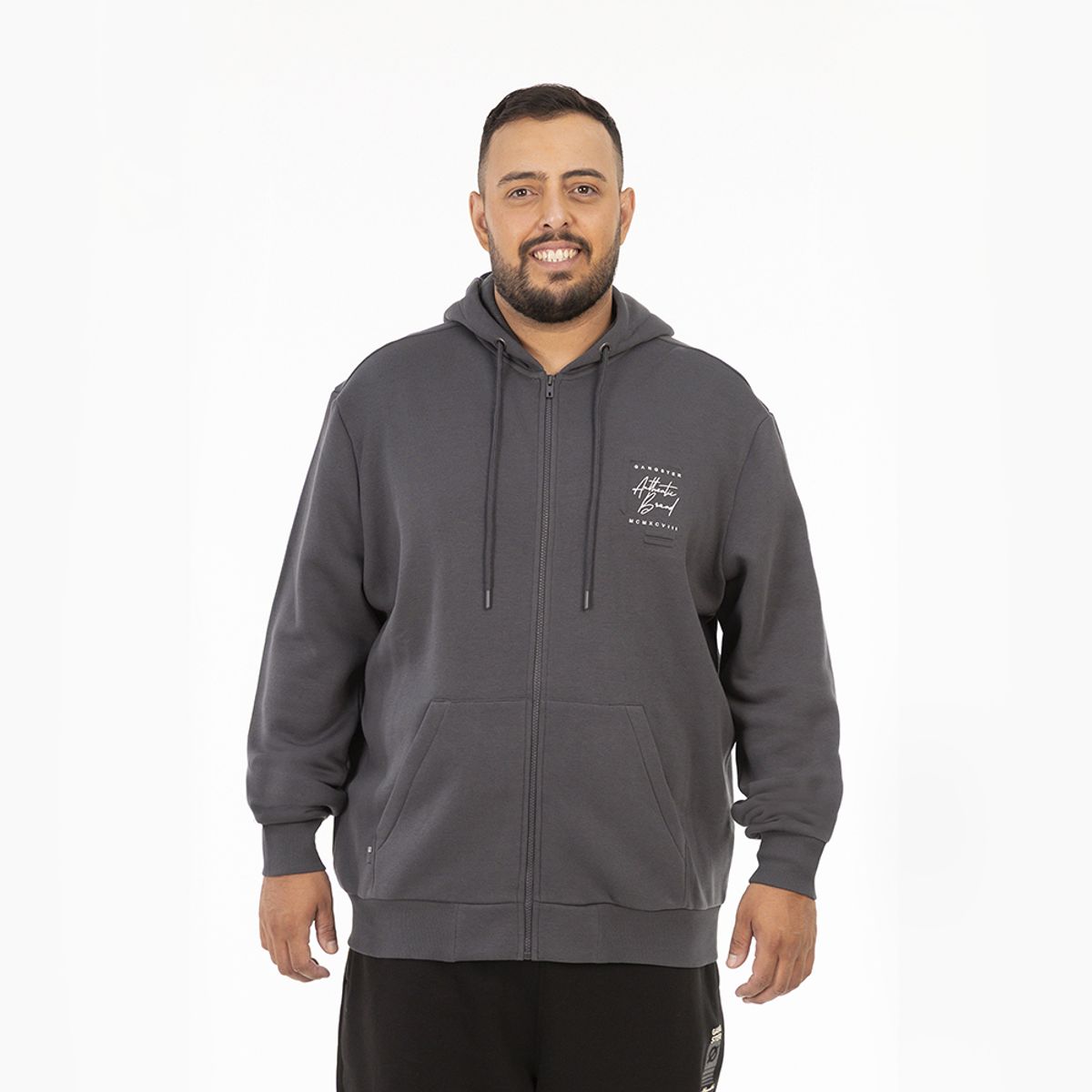GANGSTER - Plus Poleron Fullzipper Unit Grafito