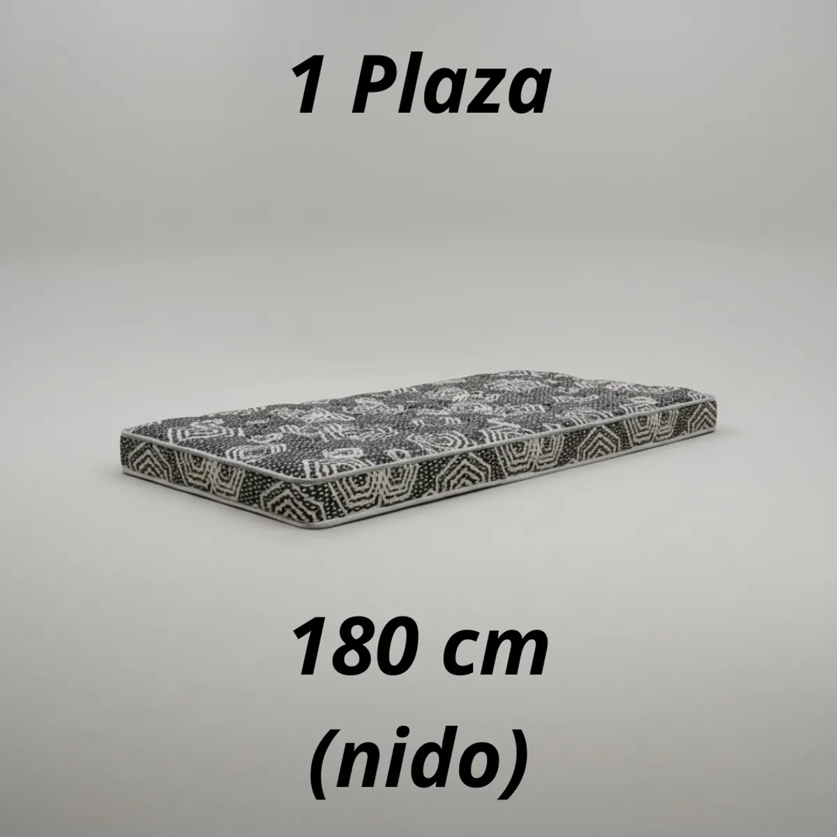 CIC - Colchón 1 Plaza Modelo IDEAL Largo 180 cm (para camarotes)