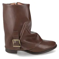 VIZZANO - Botin Plano de Mujer Café