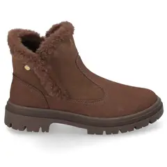 MOLECA - Botin Plano de Mujer Café
