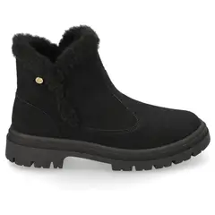MOLECA - Botin Plano de Mujer Negro