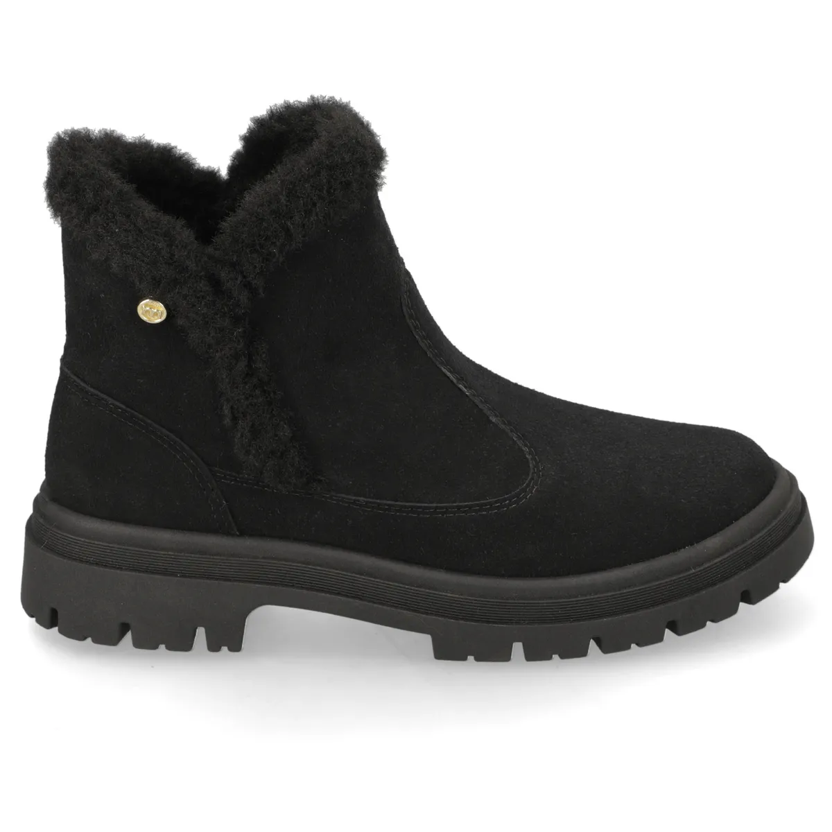MOLECA - Botin Plano de Mujer Moleca Negro