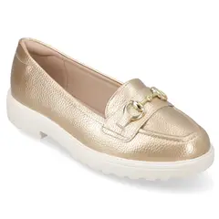 MODARE - Mocasin de Mujer Dorado