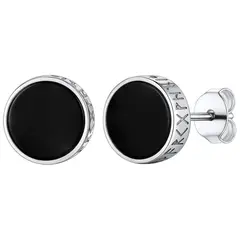 BELIDASHOP - Par Aros Aretes Unisex Acero Inoxidable Hipoalergénicos Para Hombre Y Mujer Color Plateado