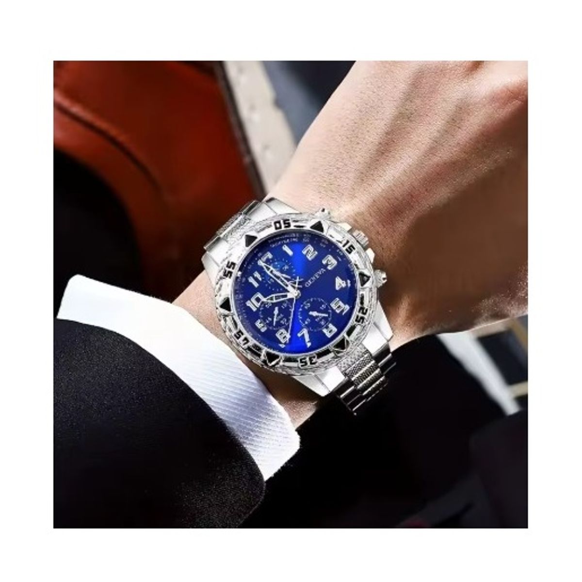 GENERICO - Set reloj y accesorios para hombre el reloj viene en la caja los accesorios vienen en la bolsa