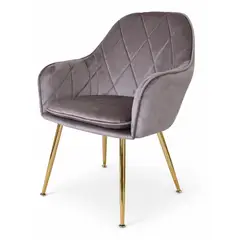 MOBOI - Butaca Sitial Velvet Diamond Gris