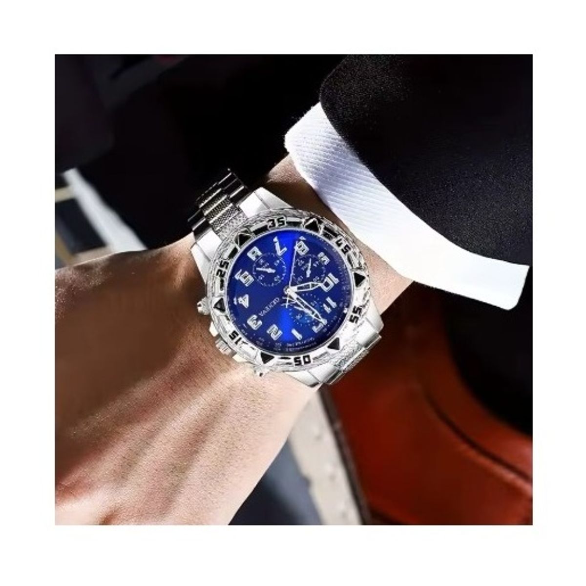 GENERICO - Set reloj y accesorios para hombre El reloj viene en la caja y los accesorios vienen en la