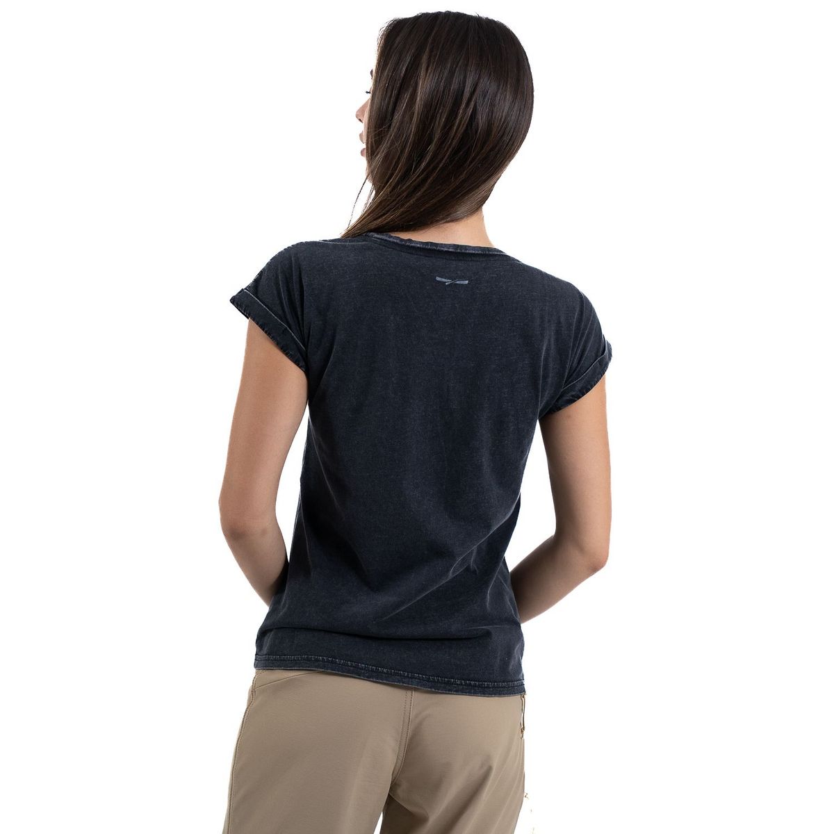 KANNU - Polera Manga Corta Mujer Mini Logo