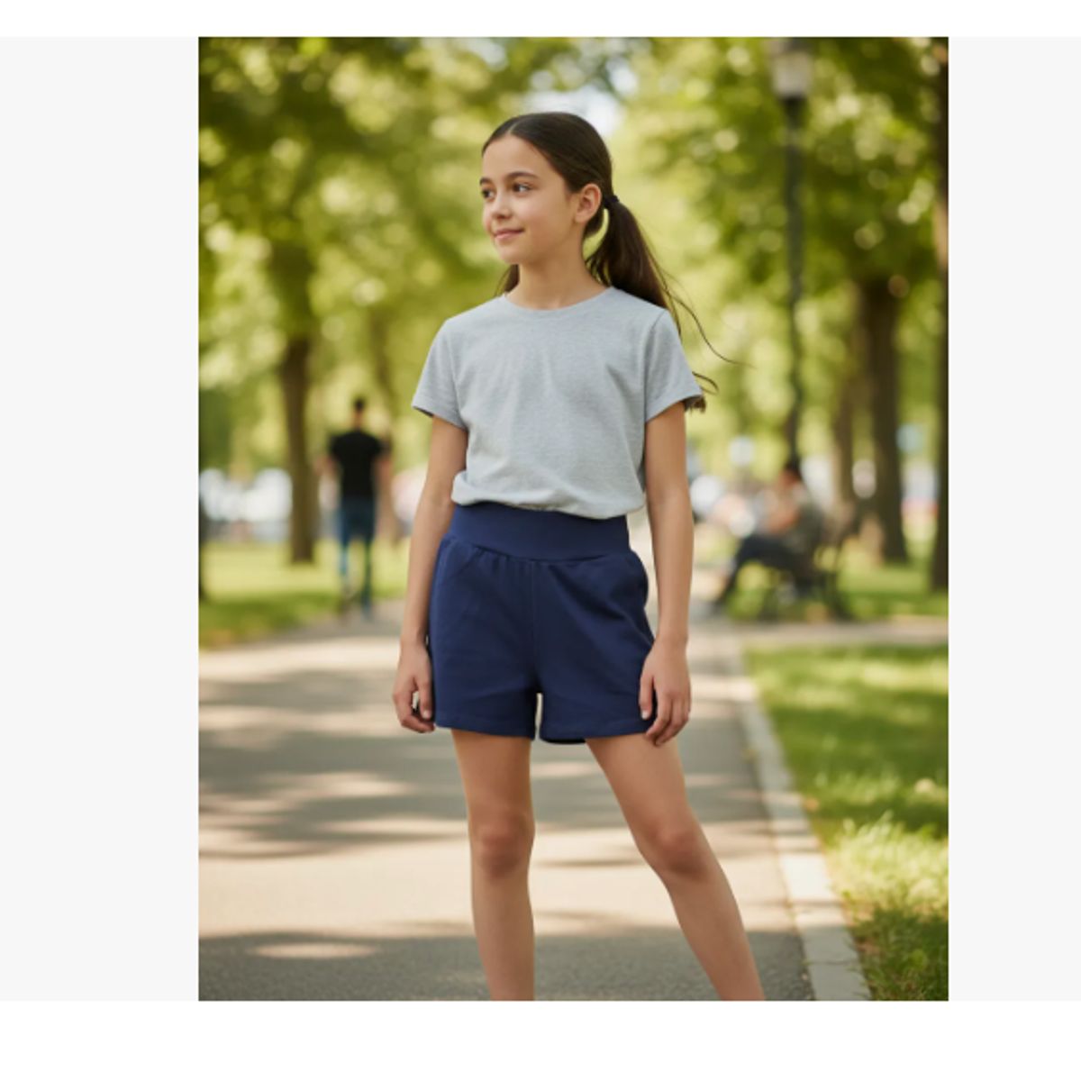 AGW - Pack 3 Calzas Short Niña Algodon Nacional