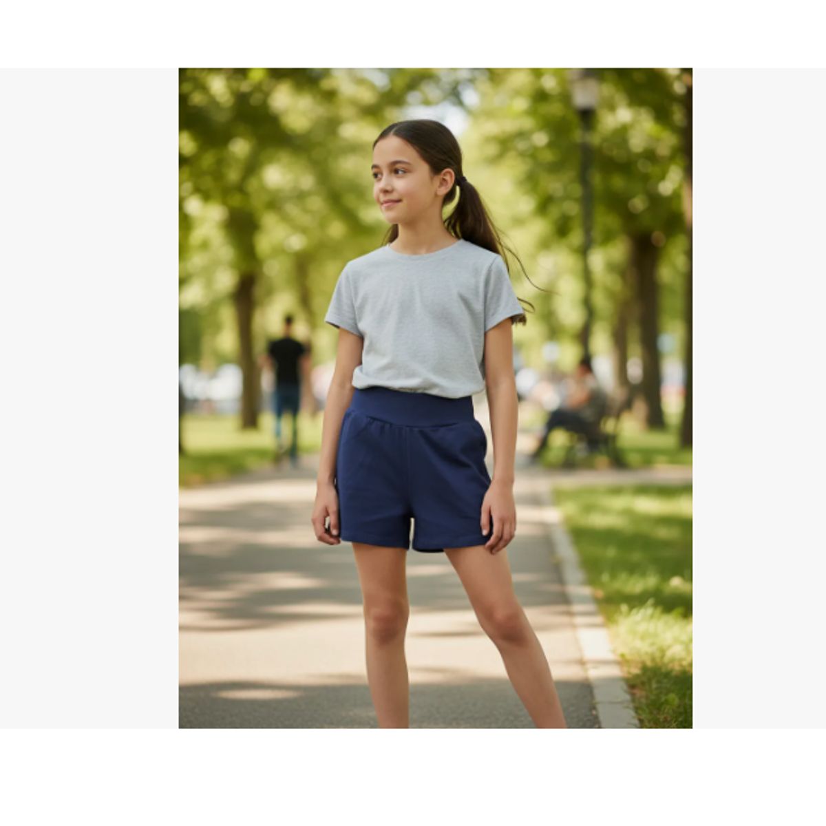 AGW - Pack 3 Calzas Short Niña Algodon Nacional