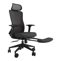 TENDENCIA HOME - Silla de escritorio ergonómica modelo Yoto con apoya pies
