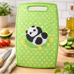 GENERICO - Tabla De Picar Panda Kawaii Antideslizante 37x23cm