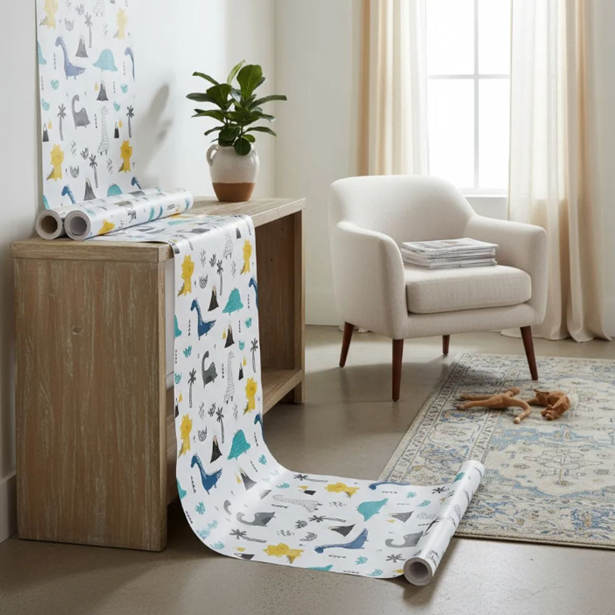 GENERICO - PAPEL DECOMURAL ADHESIVO  10X60