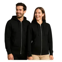 ANDESLAND OUTDOOR APPAREL - Polerón Canguro Cierre Metalico Vulpes Unisex