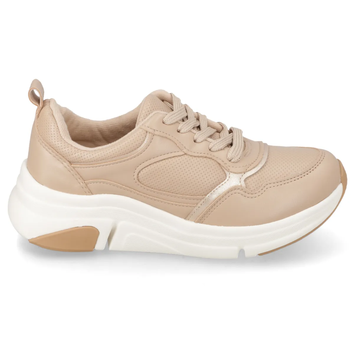 MODARE - Zapatilla Casual de Mujer Modare Beige