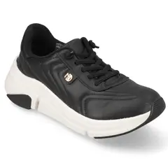 MODARE - Zapatilla Casual de Mujer Negro