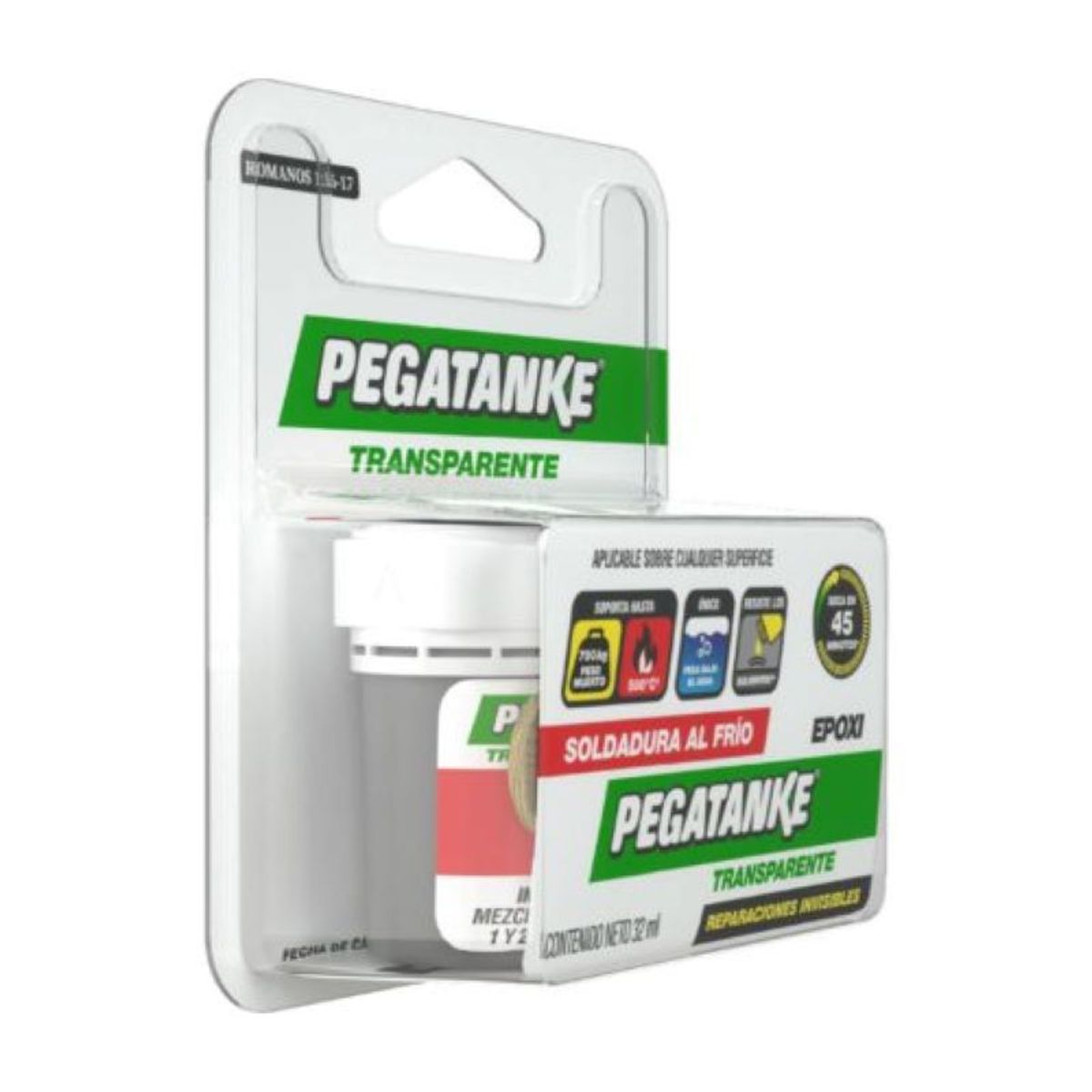 PEGATANKE - Pegamento Líquido Pegatanke EPOXI TRANSPARENTE no tóxico