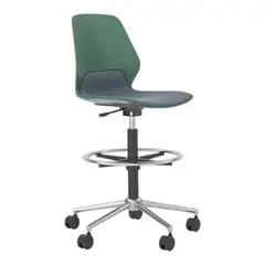 TENDENCIA HOME - Silla para cajero Staryo color verde gris