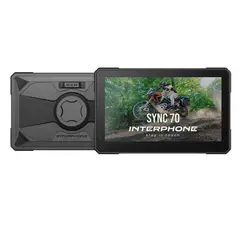 INTERPHONE - Pantalla Moto 7 HD Apple CarPlay & Android Auto Inalámbrico