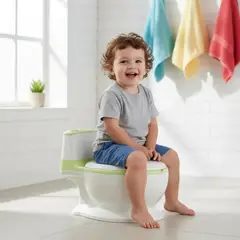 JAGIMA - Pelela Bacinica Inodoro Infantil Bañito Entrenador Seguro - Verde claro - Talla Única