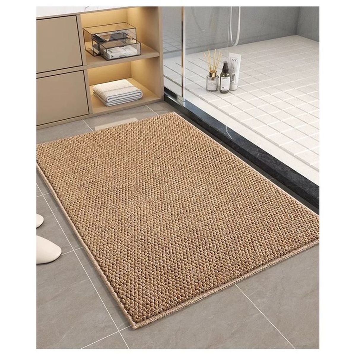 GENERICO - Alfombra Estilo Yute Tejida Para Living Resistente Mascotas 60x180