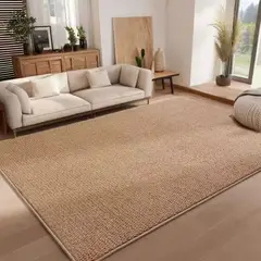 GENERICO - Alfombra Estilo Yute Tejida Para Living Resistente Mascotas 120X180