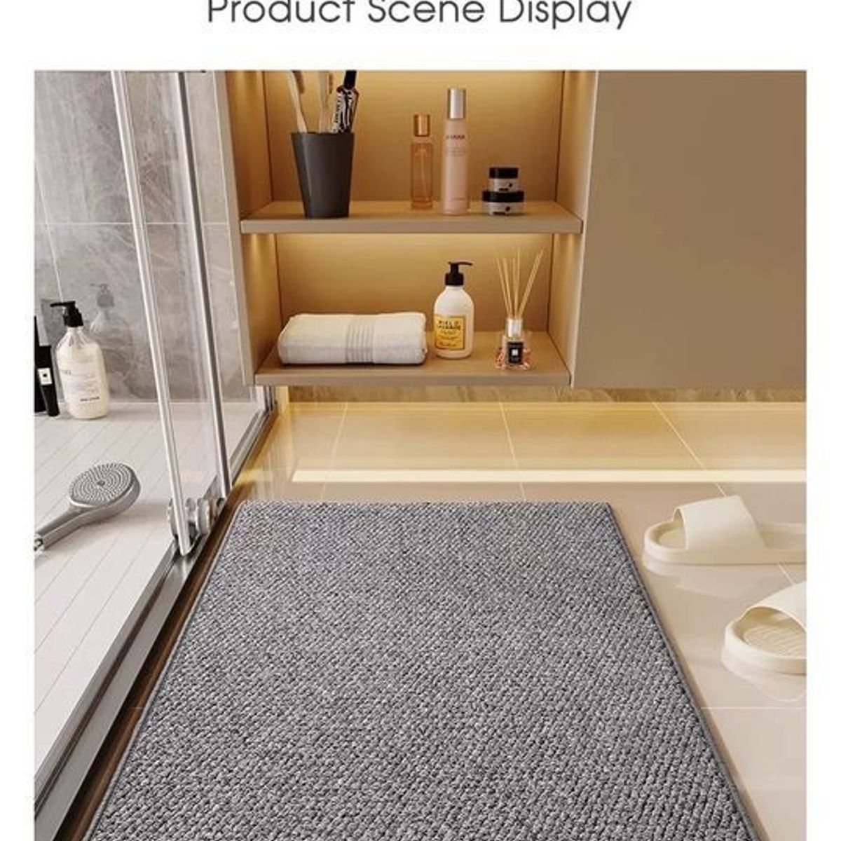 GENERICO - Alfombra Estilo Yute Tejida Para Living Resistente Mascotas 60 Cm 1.8 M