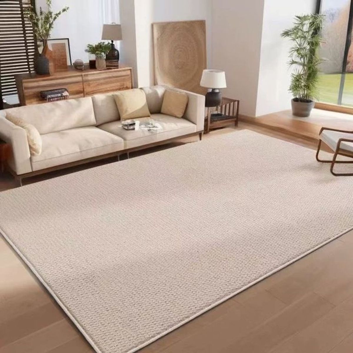 GENERICO - Alfombra Estilo Yute Tejida Para Living Resistente Mascotas 2 M 3 M