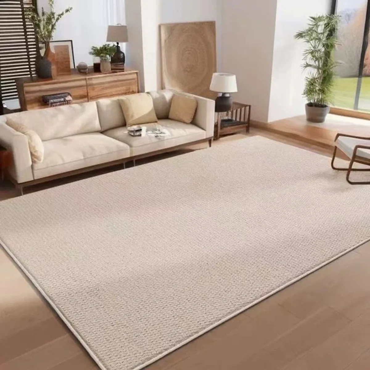 GENERICO - Alfombra Estilo Yute Tejida Para Living Resistente Mascotas 2 M 3 M