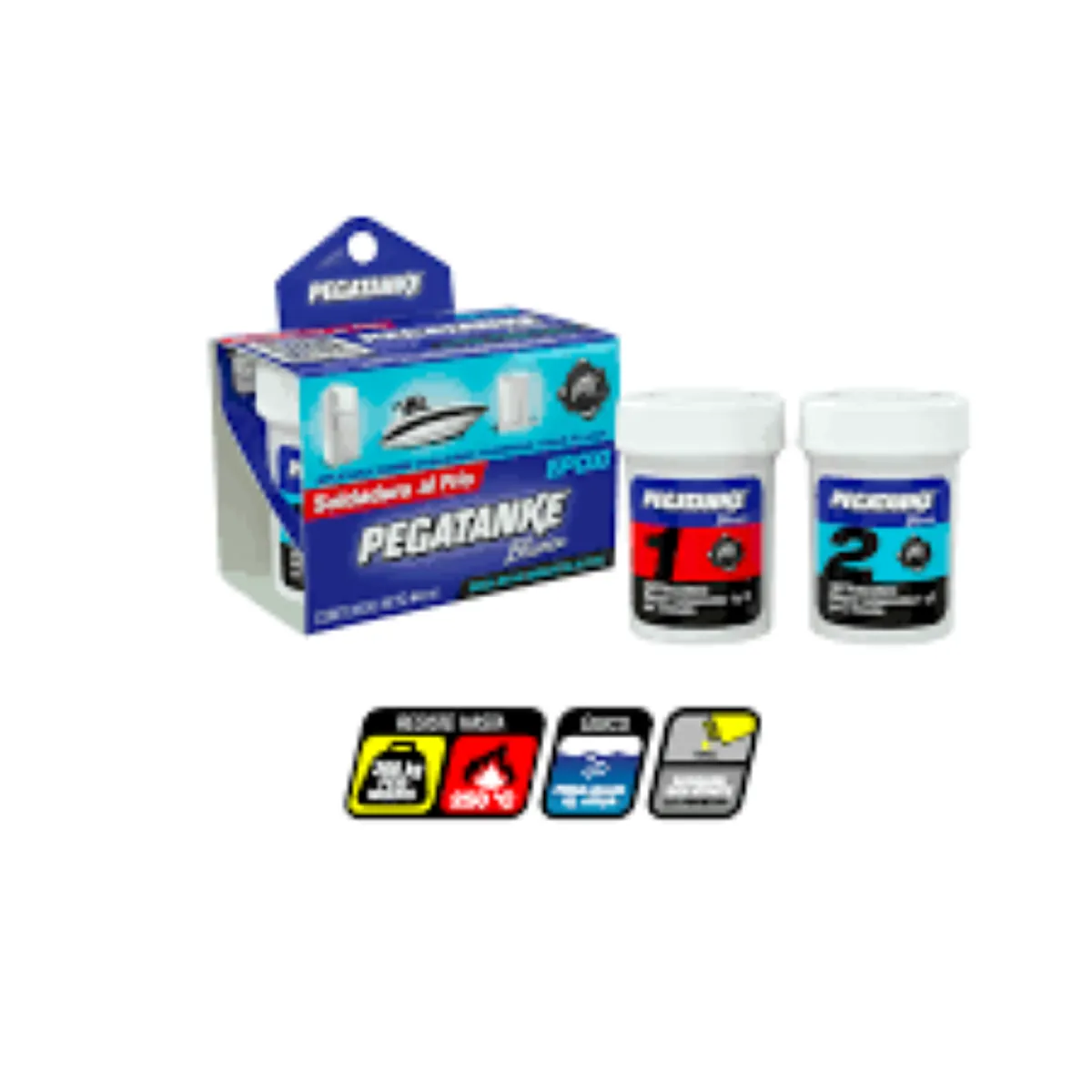 PEGATANKE - Pegatanke Soldadura Epoxica Color Blanco Blanco