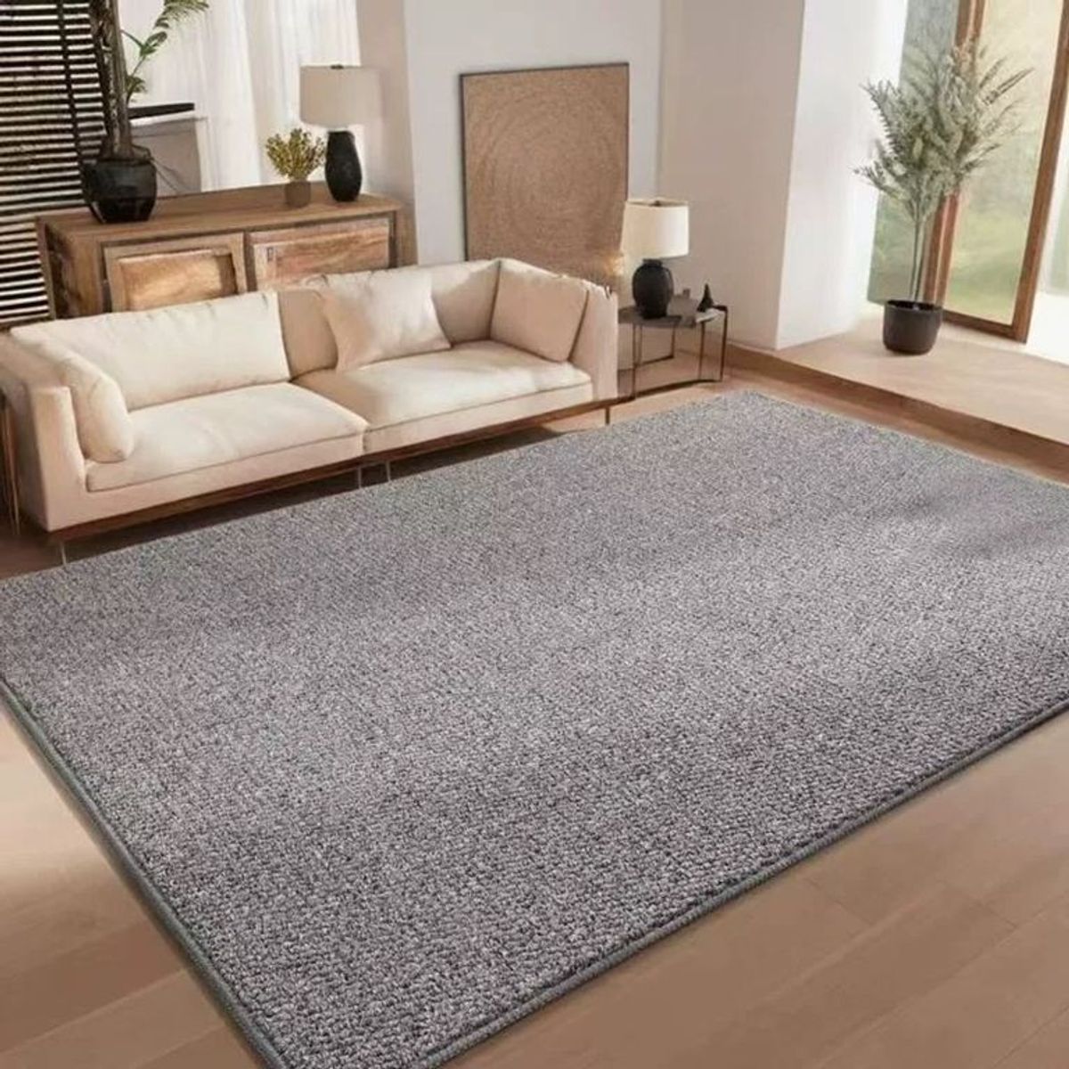 GENERICO - Alfombra Estilo Yute Tejida Para Living Resistente Mascotas 2 M 3 M
