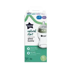 TOMMEE TIPPEE - Mamadera de Inicio 250ml Natural Start de Vidrio