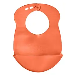 TOMMEE TIPPEE - BABERO DE SILICONA ENROLLABLE CON ATRAPA MIGAS
