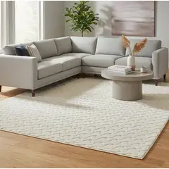 GENERICO - Alfombra Grande 2x2.4m Moderna Peluda Suave Sala De Estar