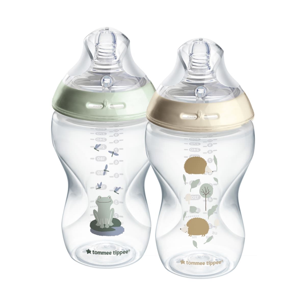 TOMMEE TIPPEE - Mamadera Natural Start 340 ml Pack 2 Unidades