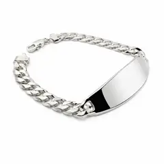 JOYAS MYTOKE - Pulsera Grumet Piocha Brazalete Gruesa Plata Fina 925 Hombre