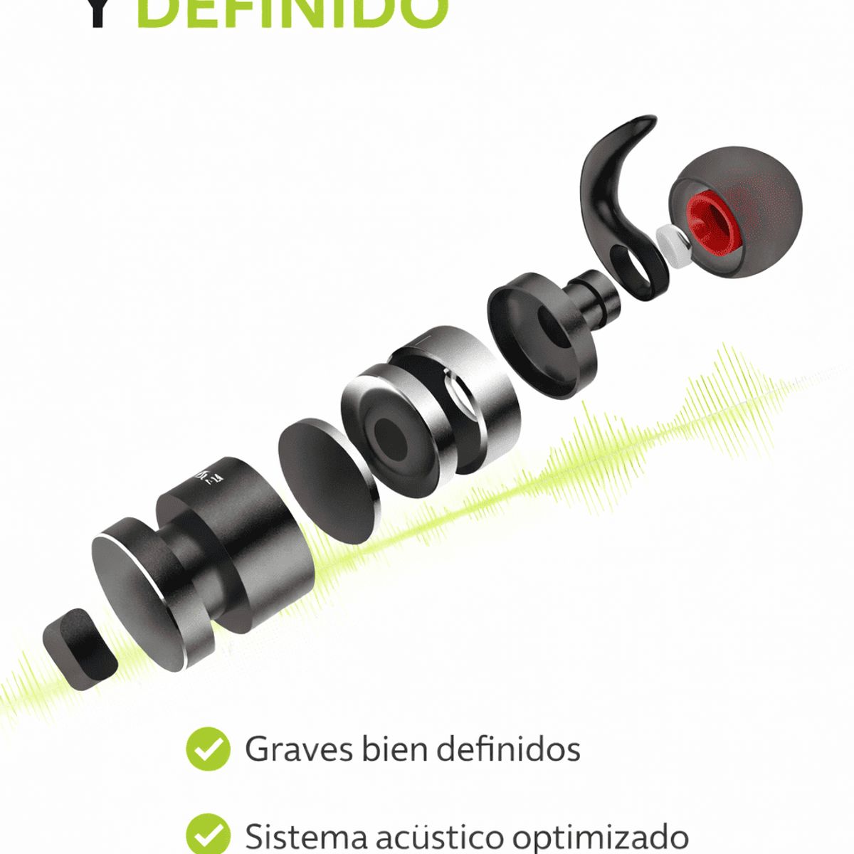 AWEI - Audífonos Bluetooth Deportivos Inalámbricos AWEI con Micrófono y Control Integrado