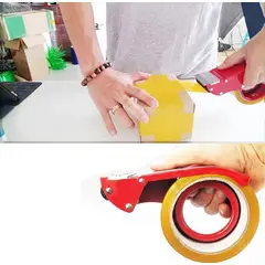GENERICO - Dispensador de cinta de embalar de hierro diseñado para cintas de 2 pulgadas