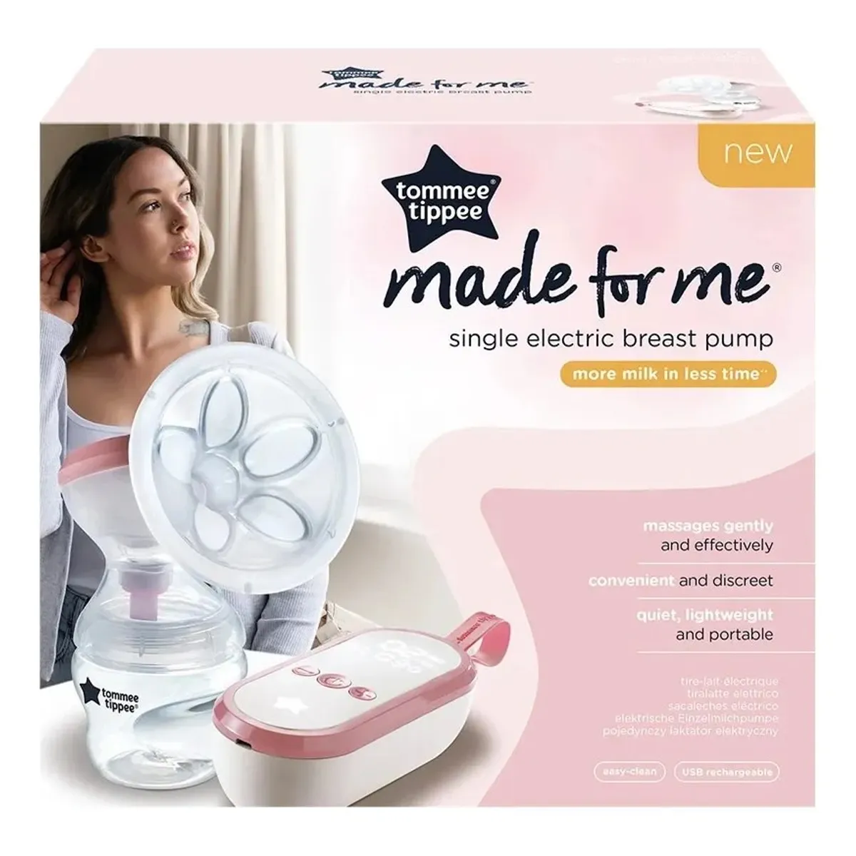 TOMMEE TIPPEE - EXTRACTOR DE LECHE ELÉCTRICO SIMPLE MADE FOR ME