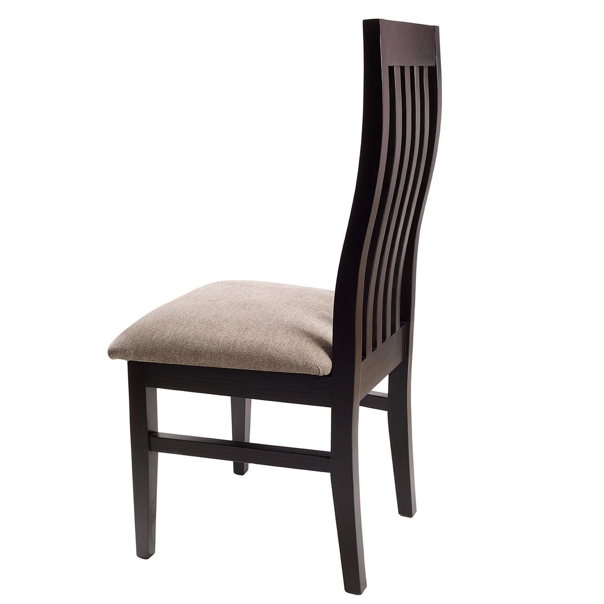 BETA NATIVA - Pack 2 sillas Florencia color negro wengue tapiz café