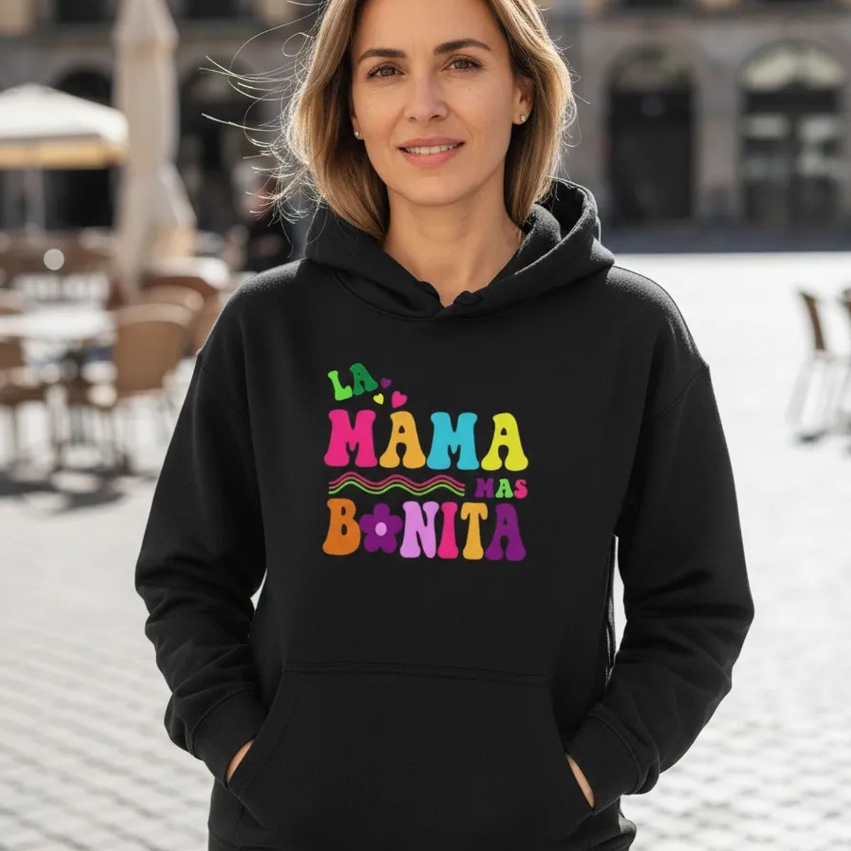 MARITEX - Poleron Sudadera para  Mujer La Mamá Mas Bonita
