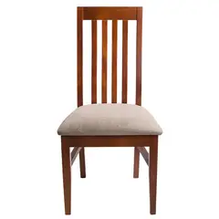 BETA NATIVA - Pack 2 sillas Florencia color miel tapiz café jaspeado