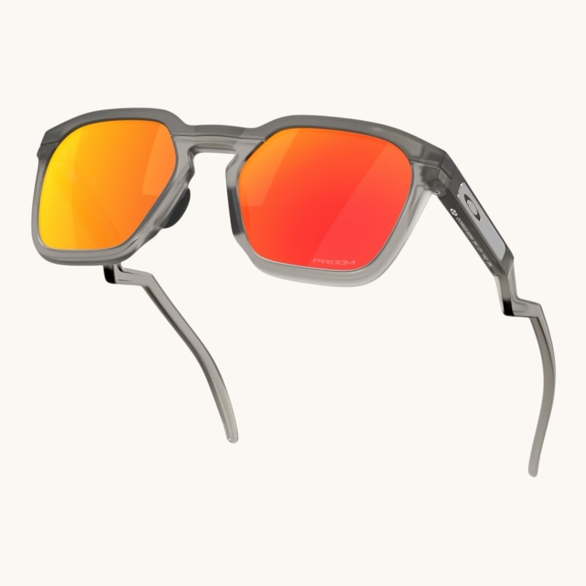 OAKLEY - LENTES OAKLEY HSTN SQ MATTE GREY SMOKE PRIZM RUBY