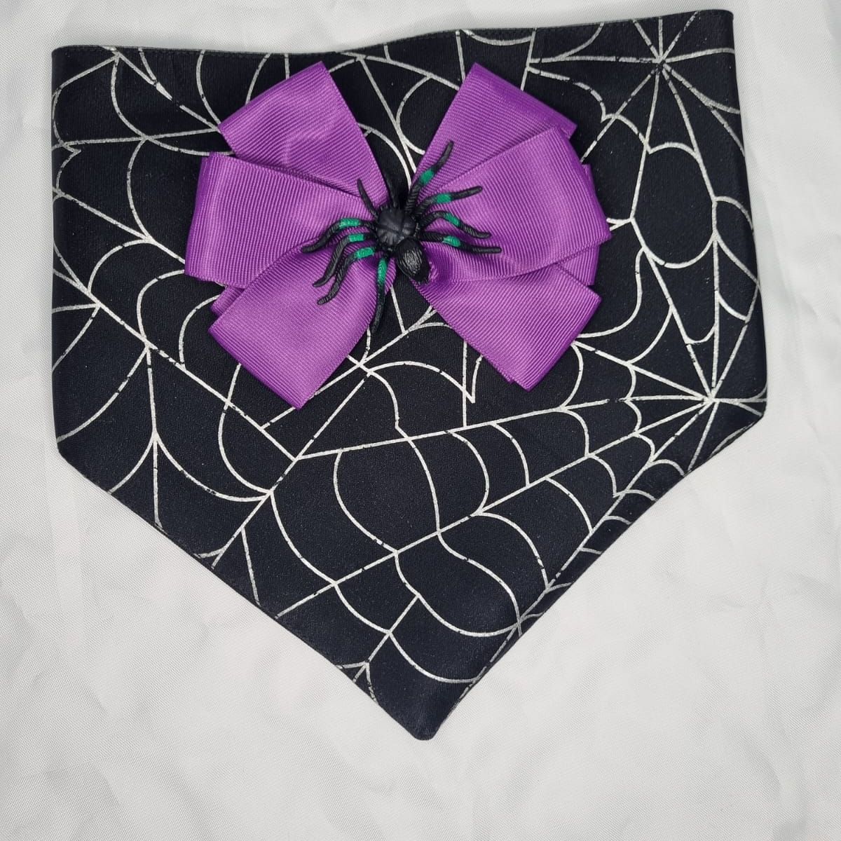 EL MUNDO DE EMMA - Bandana mascota halloween araña talla L