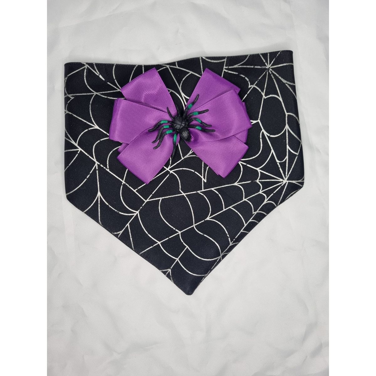 EL MUNDO DE EMMA - Bandana mascota halloween araña talla L