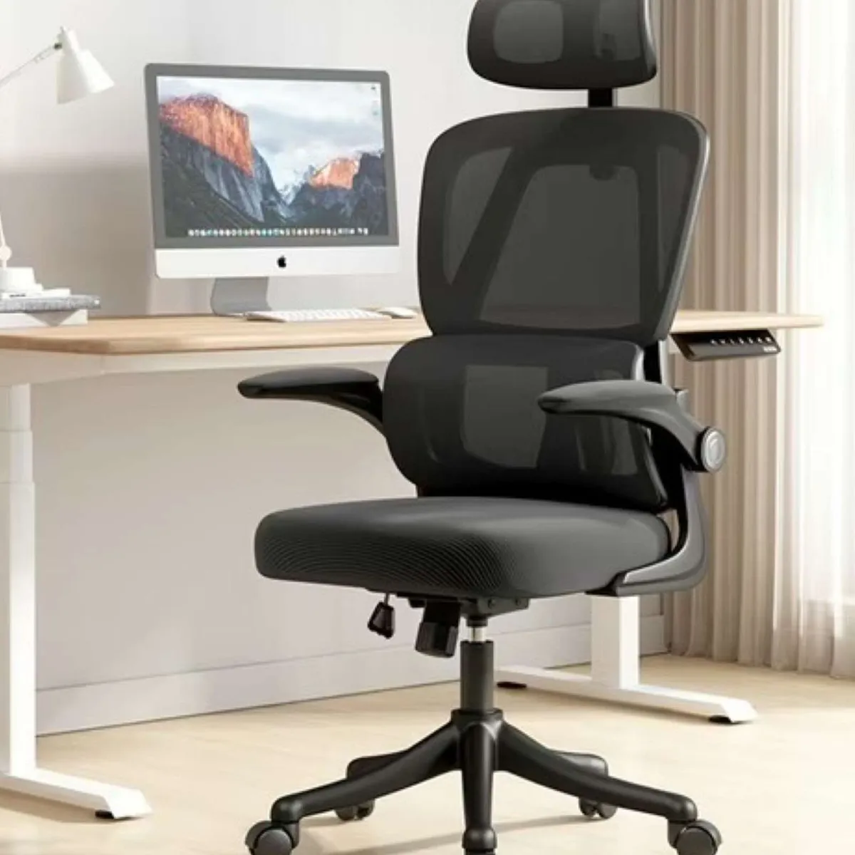 GENERICO - Silla Ergonómica Pro Máximo Confort con Apoyacabeza Ajustable Negra