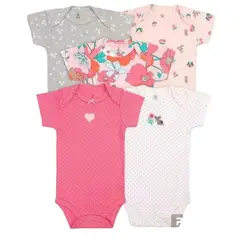 TEDMIMAK - BODYS MANGA CORTA ALGODON pack 5 unidades