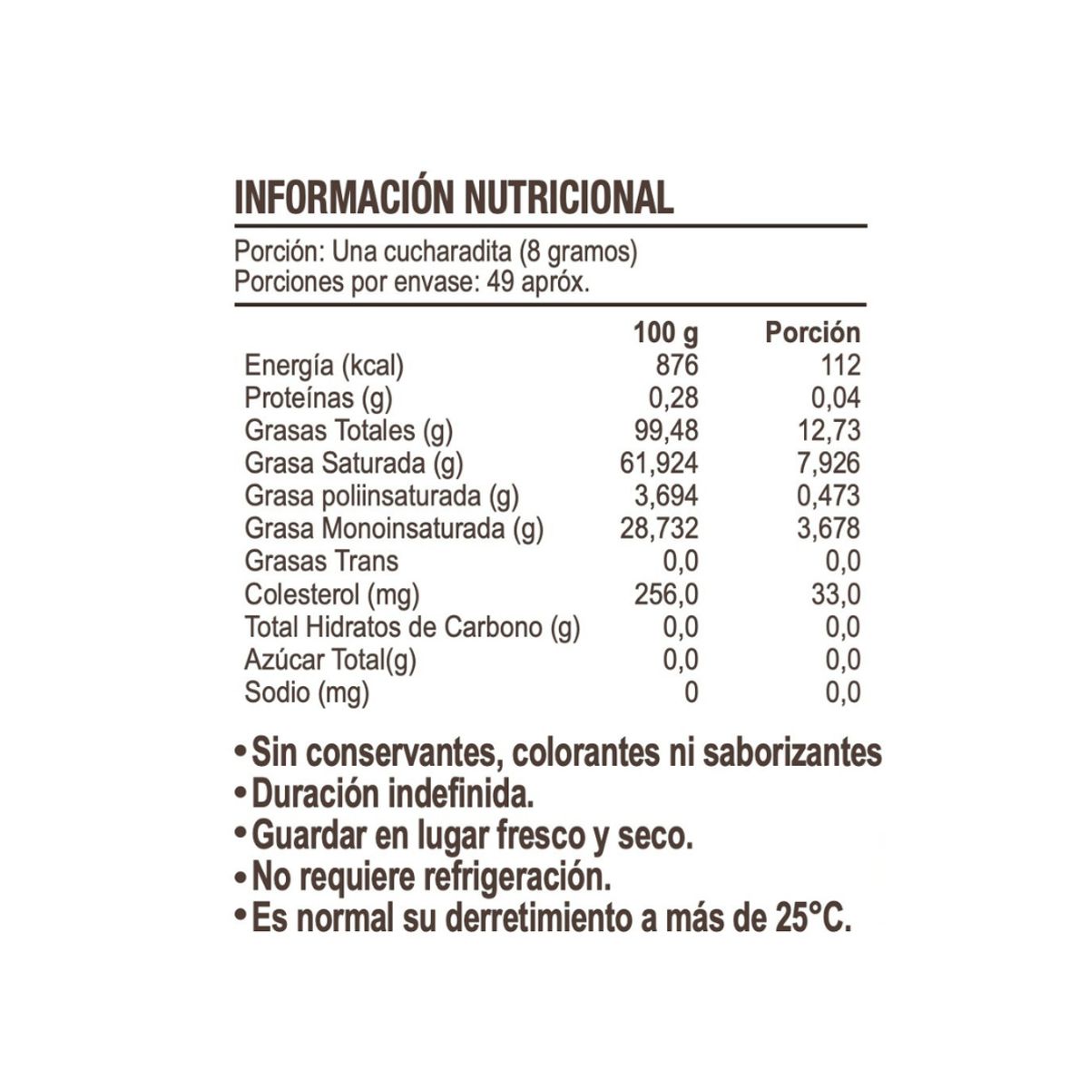 OH MY GHEE - OH MY GHEE 800ml Hecho con mantequilla de Libre Pastoreo de la Isla de Chiloé