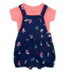 TEDMIMAK - Conjunto jardinera niña flores