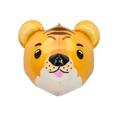 GENERICO - Globo metálico tigre 52x60cm